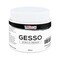 White Gesso Primer - 16.9oz (500ml) for Oil & Acrylic Paint - Superior Coverage, Canvas Prep, Mixable White Gesso Paint Artists